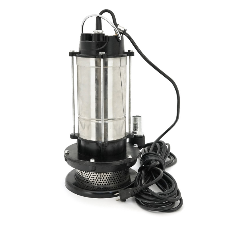 Занурювальний насос, 2200W, 220V, до 5 м³/год, підйом до 35 м, 25мм, нержавіюча сталь, 400х220х220 мм, 9.580 кг. + перехідник Занурювальний насос, 2200W, 220V, до 5 м³/год, підйом до 35 м, 25мм, нержавіюча сталь, 400х220х220 мм, 9.580 кг. + перехідник