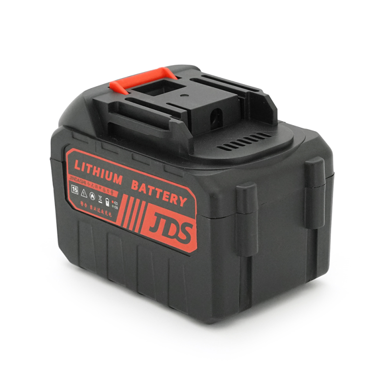 Акумулятор для електроінструменту JDS-48VF-15, Li-Ion 21V/3900mA, 15*18650, роз'єм зарядки 5,5*2,5 мм, 120х87х72mm + зарядний пристрій (тип Makita)