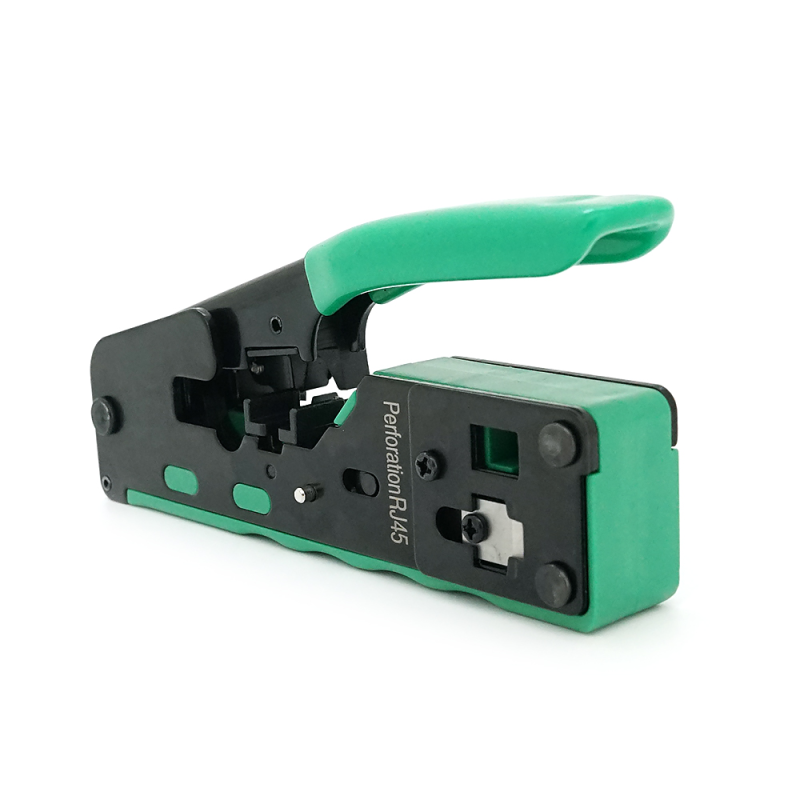 Інструмент VegGieg V-E111 для обтискання RJ-45 (8P8C) та RJ-12/11 (6P6C) 4P4C, Чорно/Зелені Q10 Інструмент VegGieg V-E111 для обтискання RJ-45 (8P8C) та RJ-12/11 (6P6C) 4P4C, Чорно/Зелені Q10