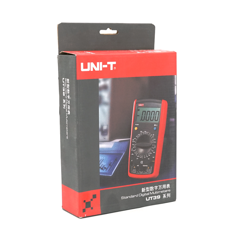Мультиметр UNI-T UT39E Вимірювання: V, A, R, C Мультиметр UNI-T UT39E Вимірювання: V, A, R, C