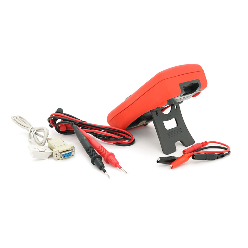 Мультиметр UNI-T UT60D(EU): вимірювання V~, V=, A~, A=, Ω, F, RPM. Функції продзвонювання, діоди, утримання, RS232, підсвічування. 185 87 50 мм. 0,380 кг Мультиметр UNI-T UT60D(EU): вимірювання V~, V=, A~, A=, Ω, F, RPM. Функції продзвонювання, діоди, утр