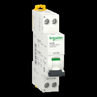Автоматичний вимикач Acti9 iC40N, 1P+N, 16 A, крива D, 6000 A