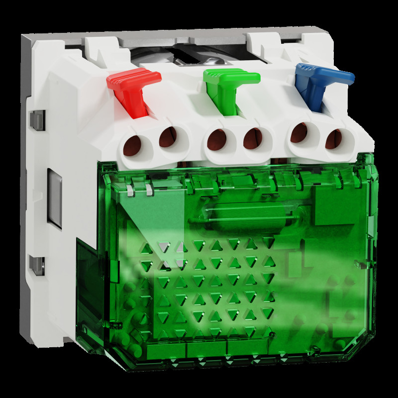 Unica New Силова розетка та USB тип С 10,5 Вт, 2 модулі, алюміній