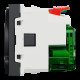 Unica New Силова розетка та USB тип С 10,5 Вт, 2 модулі, антрацит
