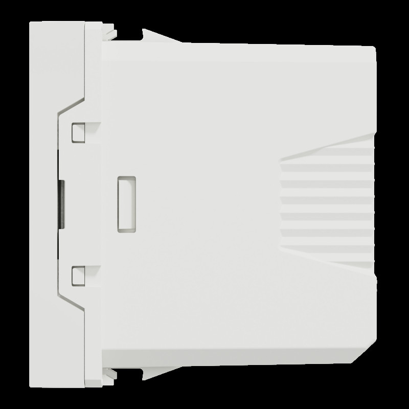USB-коннектор 1 модуль білий