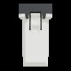 USB-коннектор 1 модуль антрацит