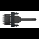 Розетка HD15 female (VGA) 1 модуль антрацит