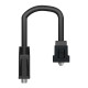 Розетка HD15 female (VGA) 1 модуль антрацит