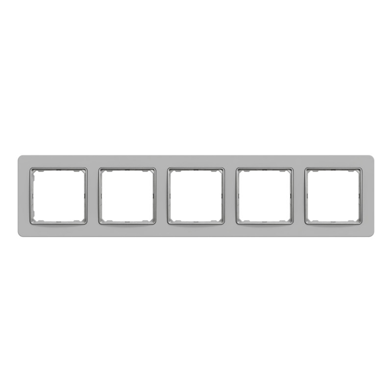 Рамка 5-постів мат глин сірий