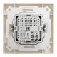 Asfora - double USB charger 2.4 A - cream
