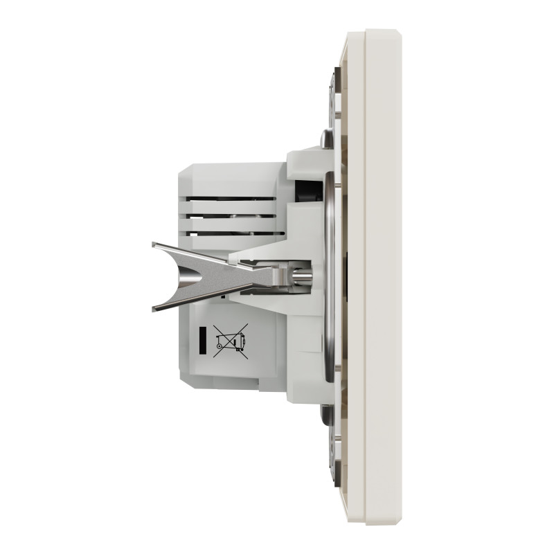 Asfora - double USB charger 2.4 A - cream