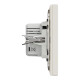Asfora - double USB charger 2.4 A - cream