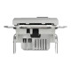 Asfora - double USB charger 2.4 A - aluminium