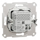 Asfora - double USB charger 2.4 A - aluminium