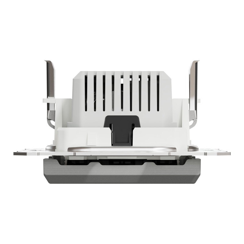 Asfora - double USB charger 2.4 A - aluminium