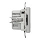 Asfora - double USB charger 2.4 A - aluminium