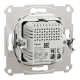 Asfora - double USB charger 2.4 A - steel