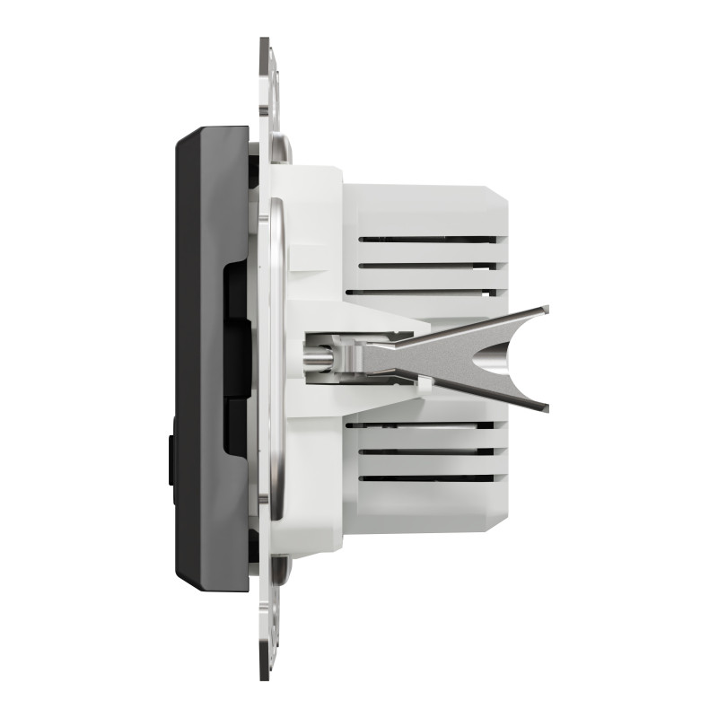 Asfora - double USB charger 2.4 A - anthracite