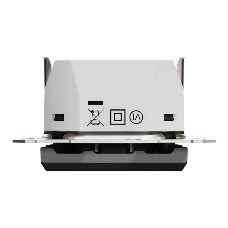 USB розетка А+С, 3 А, 45 Вт, антрацит