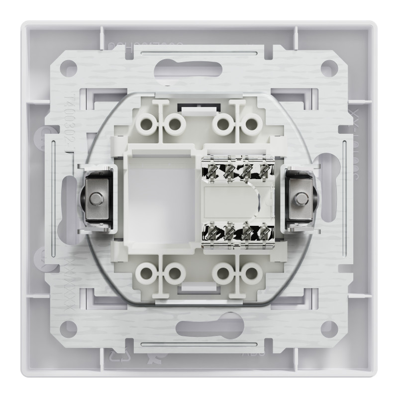 РОЗЕТКА КОМП'ЮТЕРНА RJ45 UTP КАТ. 5Е БІЛА ASFORA