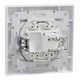 РОЗЕТКА КОМП'ЮТЕРНА RJ45 UTP КАТ. 5Е БІЛА ASFORA