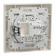 РОЗЕТКА КОМП'ЮТЕРНА RJ45 UTP КАТ. 5Е КРЕМ ASFORA