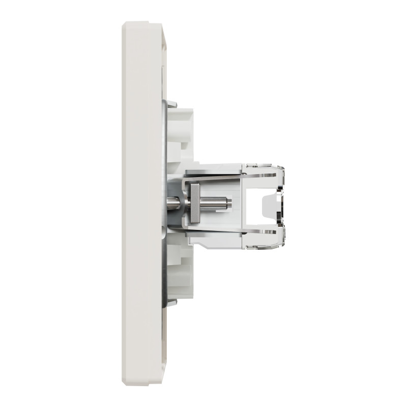 РОЗЕТКА КОМП'ЮТЕРНА RJ45 UTP КАТ. 5Е КРЕМ ASFORA