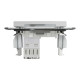 РОЗЕТКА КОМП'ЮТЕРНА RJ45 UTP КАТ. 5Е ASFORA АЛЮМІНІЙ