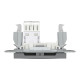 РОЗЕТКА КОМП'ЮТЕРНА RJ45 UTP КАТ. 5Е ASFORA СТАЛЬ