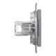 РОЗЕТКА КОМП'ЮТЕРНА RJ45 UTP КАТ. 5Е ASFORA СТАЛЬ