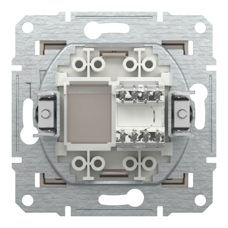 РОЗЕТКА КОМП'ЮТЕРНА RJ45 UTP КАТ. 5Е ASFORA БРОНЗА