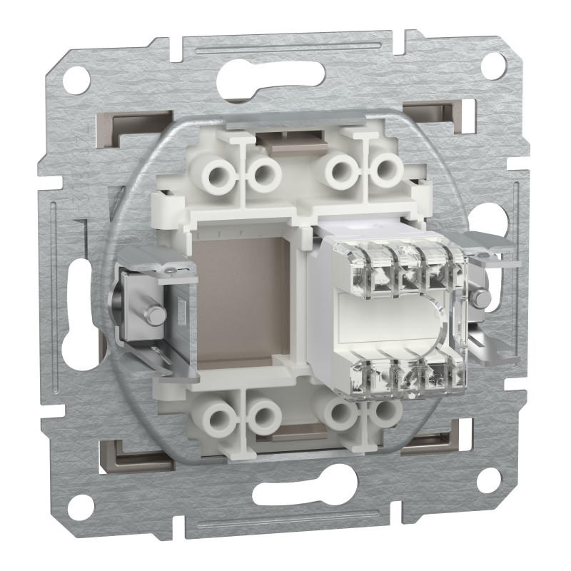 РОЗЕТКА КОМП'ЮТЕРНА RJ45 UTP КАТ. 5Е ASFORA БРОНЗА
