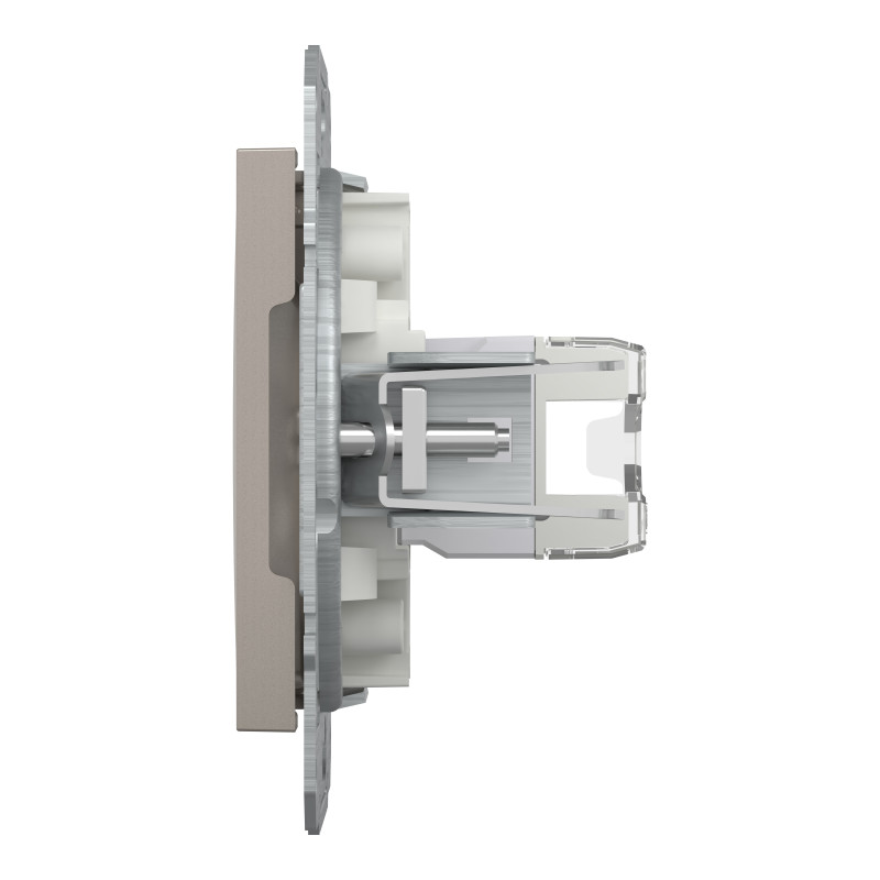 РОЗЕТКА КОМП'ЮТЕРНА RJ45 UTP КАТ. 5Е ASFORA БРОНЗА