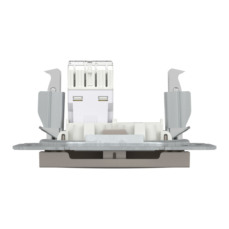 РОЗЕТКА КОМП'ЮТЕРНА RJ45 UTP КАТ. 5Е ASFORA БРОНЗА