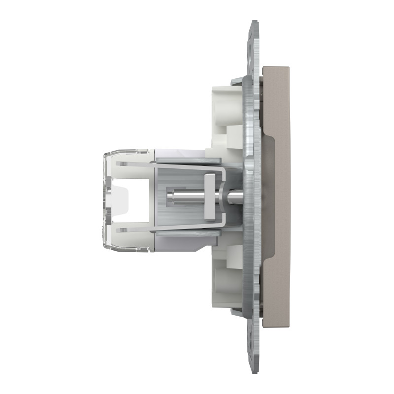 РОЗЕТКА КОМП'ЮТЕРНА RJ45 UTP КАТ. 5Е ASFORA БРОНЗА