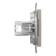 РОЗЕТКА КОМП'ЮТЕРНА RJ45 UTP КАТ. 5Е ASFORA БРОНЗА