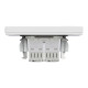 КОМП'ЮТЕРНА РОЗЕТКА RJ45 UTP КАТ. 5Е ПОДВІЙНА БІЛА ASFORA