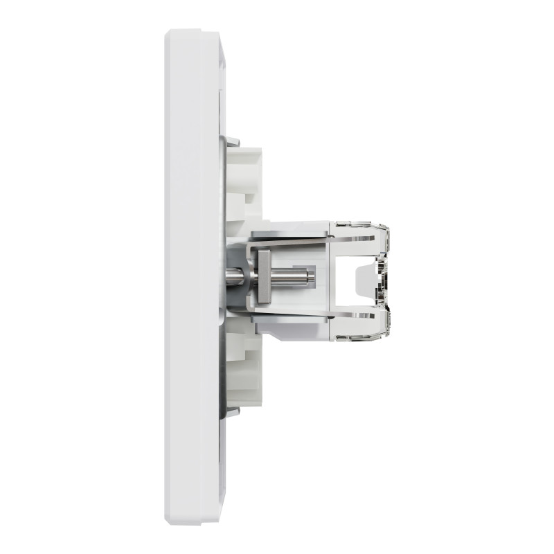 КОМП'ЮТЕРНА РОЗЕТКА RJ45 UTP КАТ. 5Е ПОДВІЙНА БІЛА ASFORA