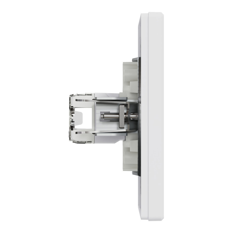 КОМП'ЮТЕРНА РОЗЕТКА RJ45 UTP КАТ. 5Е ПОДВІЙНА БІЛА ASFORA
