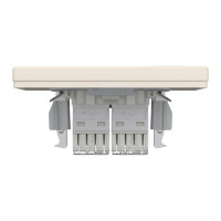 РОЗЕТКА КОМП'ЮТЕРНА RJ45 UTP КАТ. 5Е ПОДВІЙНА КРЕМ ASFORA
