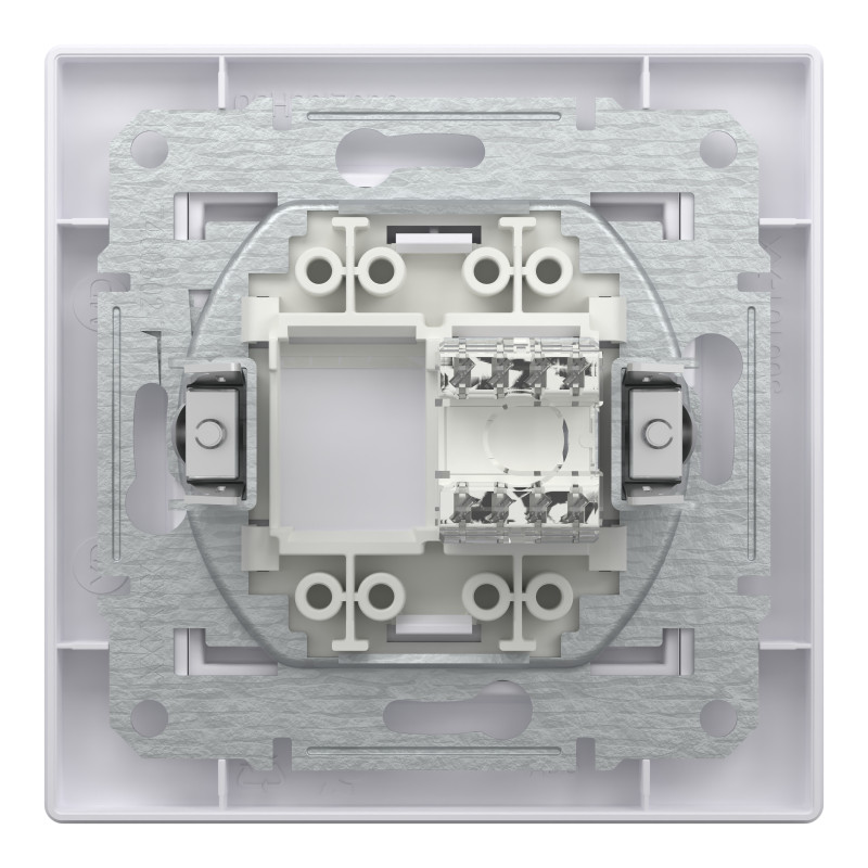 РОЗЕТКА КОМП'ЮТЕРНА RJ45 UTP КАТ.6 БІЛА ASFORA