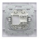 РОЗЕТКА КОМП'ЮТЕРНА RJ45 UTP КАТ.6 БІЛА ASFORA