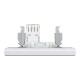 РОЗЕТКА КОМП'ЮТЕРНА RJ45 UTP КАТ.6 БІЛА ASFORA