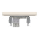 РОЗЕТКА КОМП'ЮТЕРНА RJ45 UTP КАТ.6 КРЕМ ASFORA