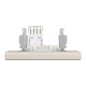 РОЗЕТКА КОМП'ЮТЕРНА RJ45 UTP КАТ.6 КРЕМ ASFORA
