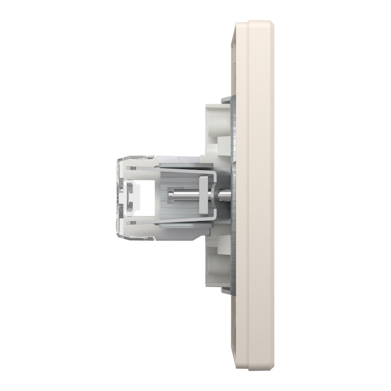 РОЗЕТКА КОМП'ЮТЕРНА RJ45 UTP КАТ.6 КРЕМ ASFORA