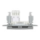 РОЗЕТКА КОМП'ЮТЕРНА RJ45 UTP КАТ.6 ASFORA АЛЮМІНІЙ