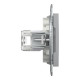 РОЗЕТКА КОМП'ЮТЕРНА RJ45 UTP КАТ.6 ASFORA АЛЮМІНІЙ