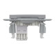 РОЗЕТКА КОМП'ЮТЕРНА RJ45 UTP КАТ.6 ASFORA СТАЛЬ