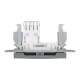 РОЗЕТКА КОМП'ЮТЕРНА RJ45 UTP КАТ.6 ASFORA СТАЛЬ